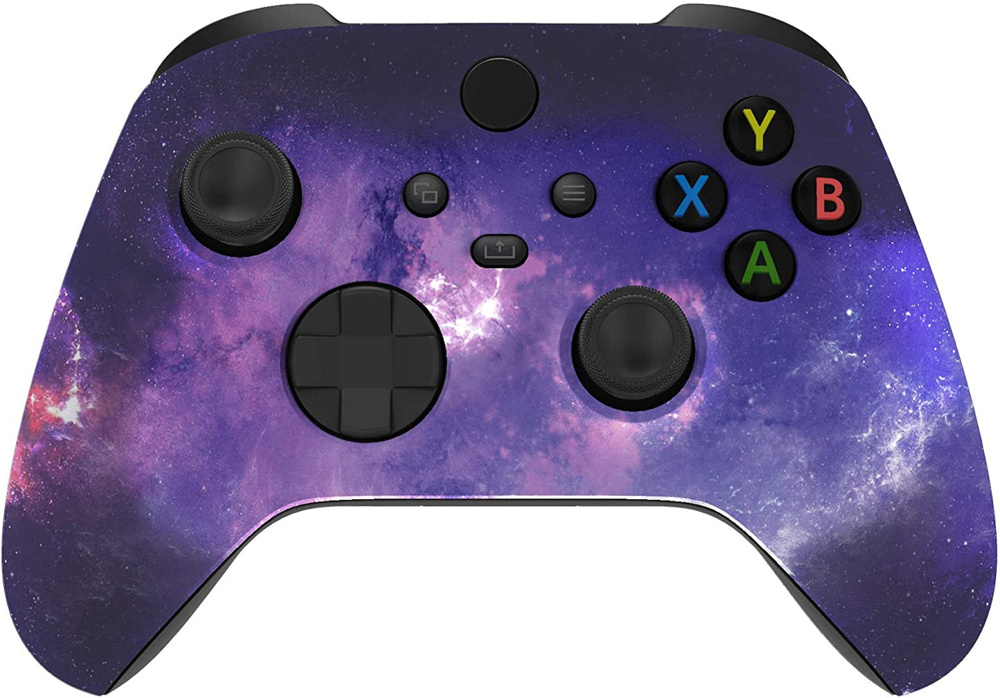Custom Shell for Xbox Series X & S Controller, Nebula Galaxy Replacement Cover Front Housing Cover for Xbox Core Controller Wireless