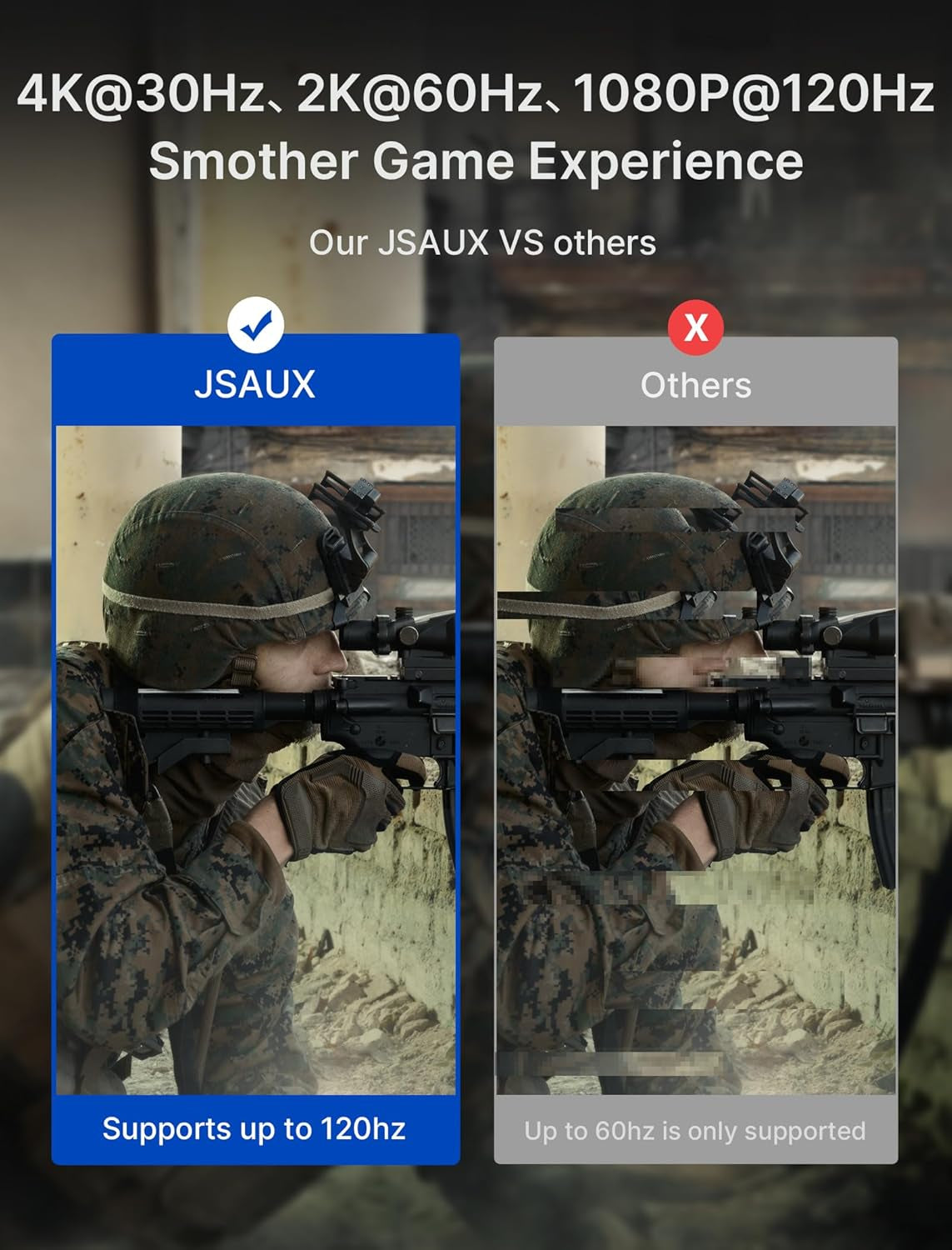 Displayport to HDMI Cable 10FT, Uni Directional, DP Source to HDMI Display, UHD 1440P/2K@60Hz, 4K@30Hz, Nylon Cord for Desktops, Graphics Cards, and Laptops with Native Displayport Output