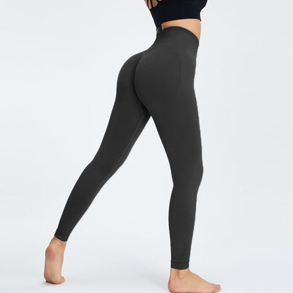 High Waist Seamless Leggings Women Push Up Leggings Women Seamless Lifting Leggings High Waist Workout Yoga Pants Sport Women Fitness Running Yoga Pants Elegant Elastic Leggings For Fitness Figure Enhancing Athletic Leggings